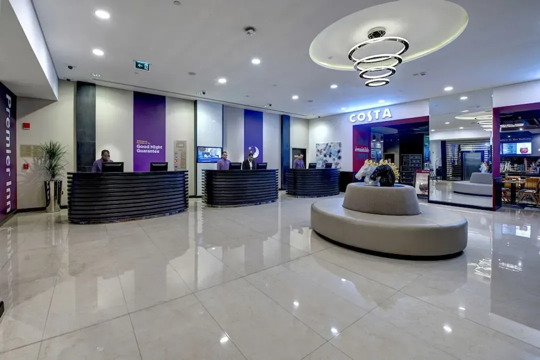Interior entrance