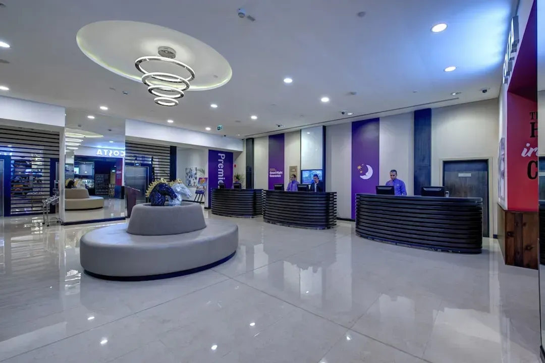Interior entrance