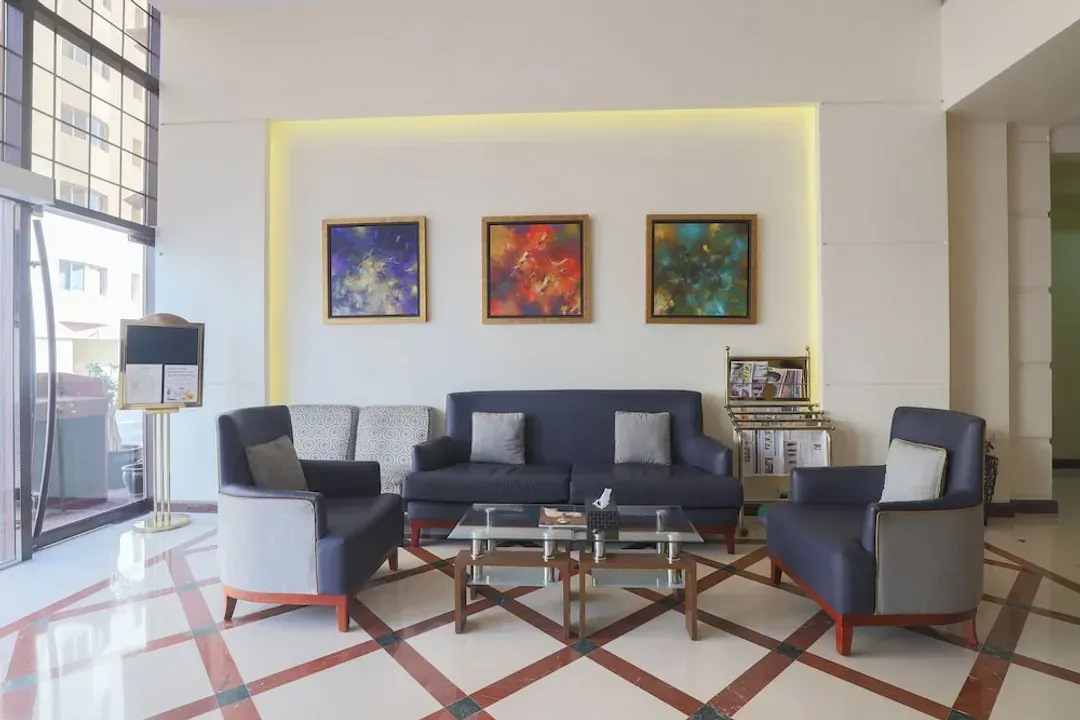 Lobby sitting area