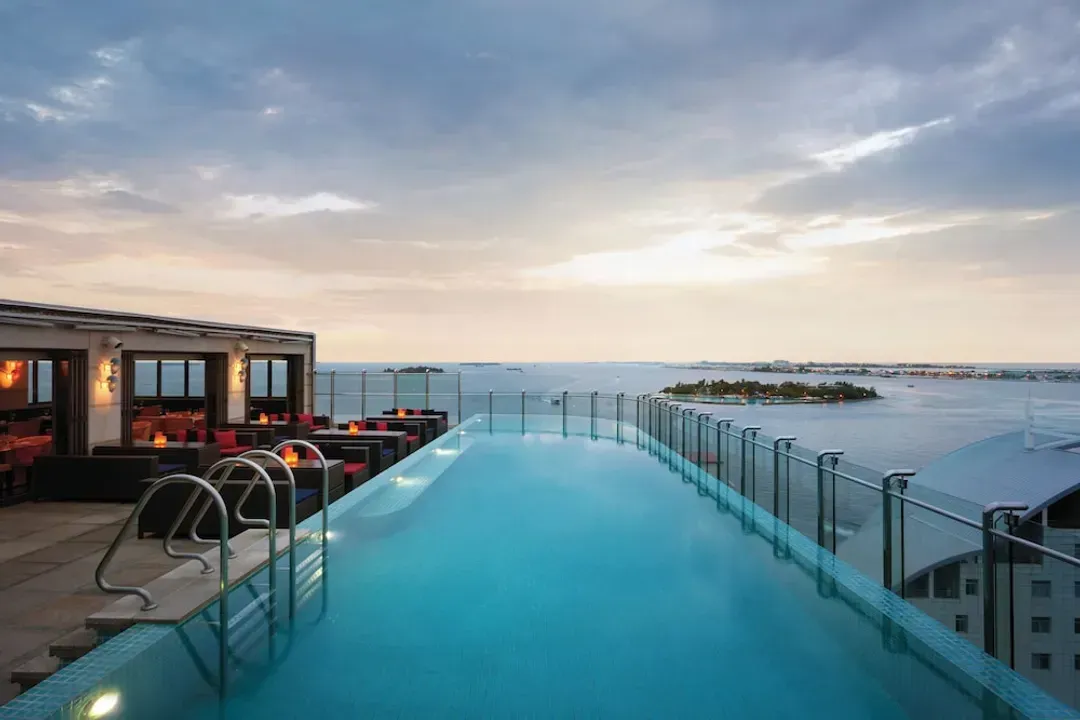 Rooftop pool