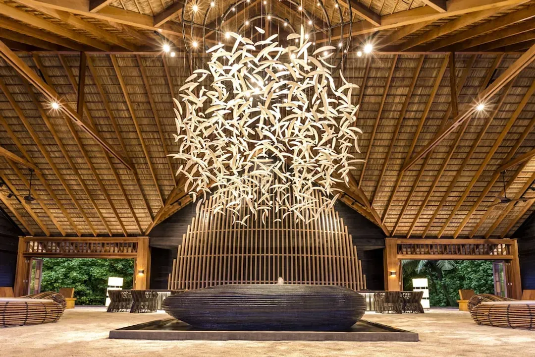 Interior entrance