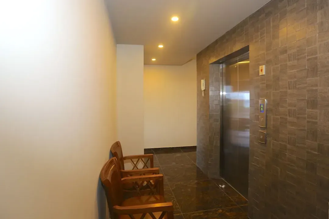 Interior entrance