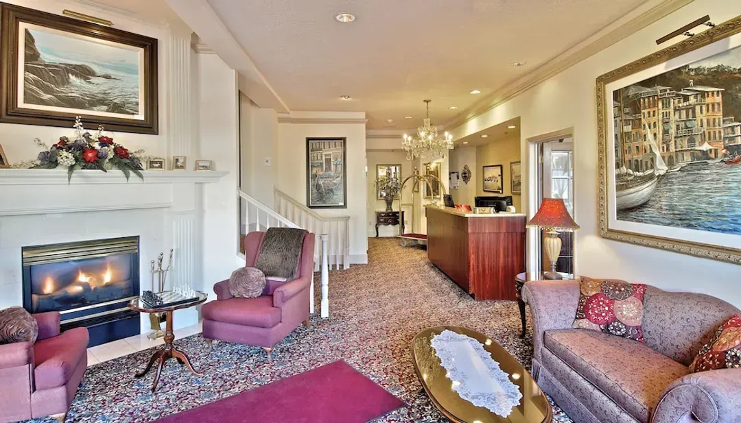Lobby sitting area