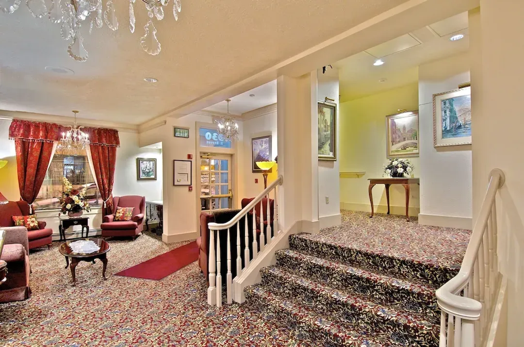 Interior entrance