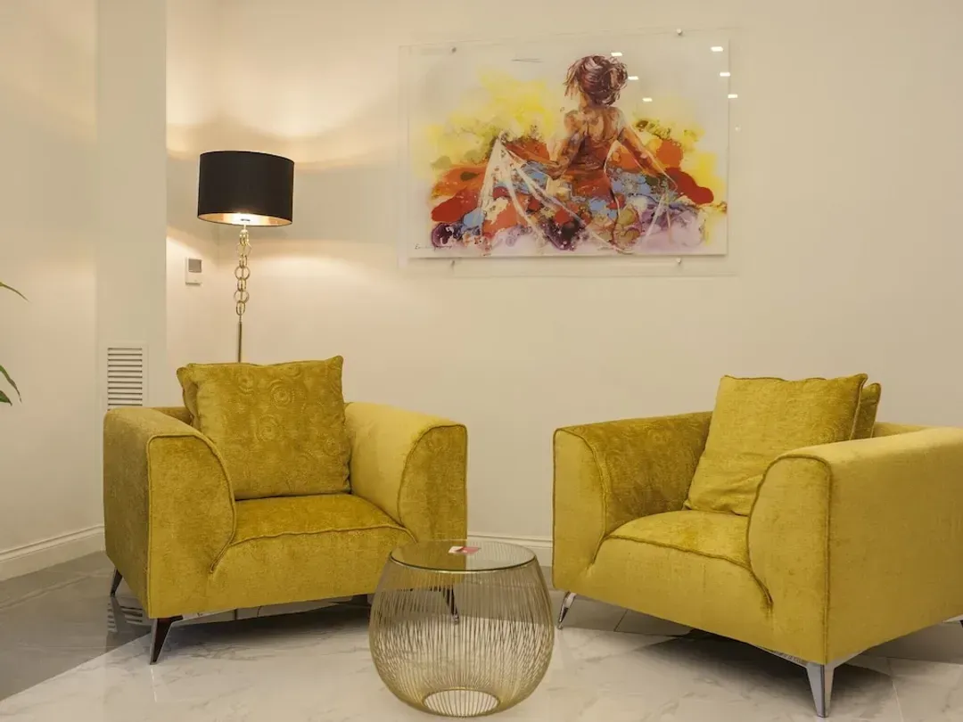 Lobby sitting area
