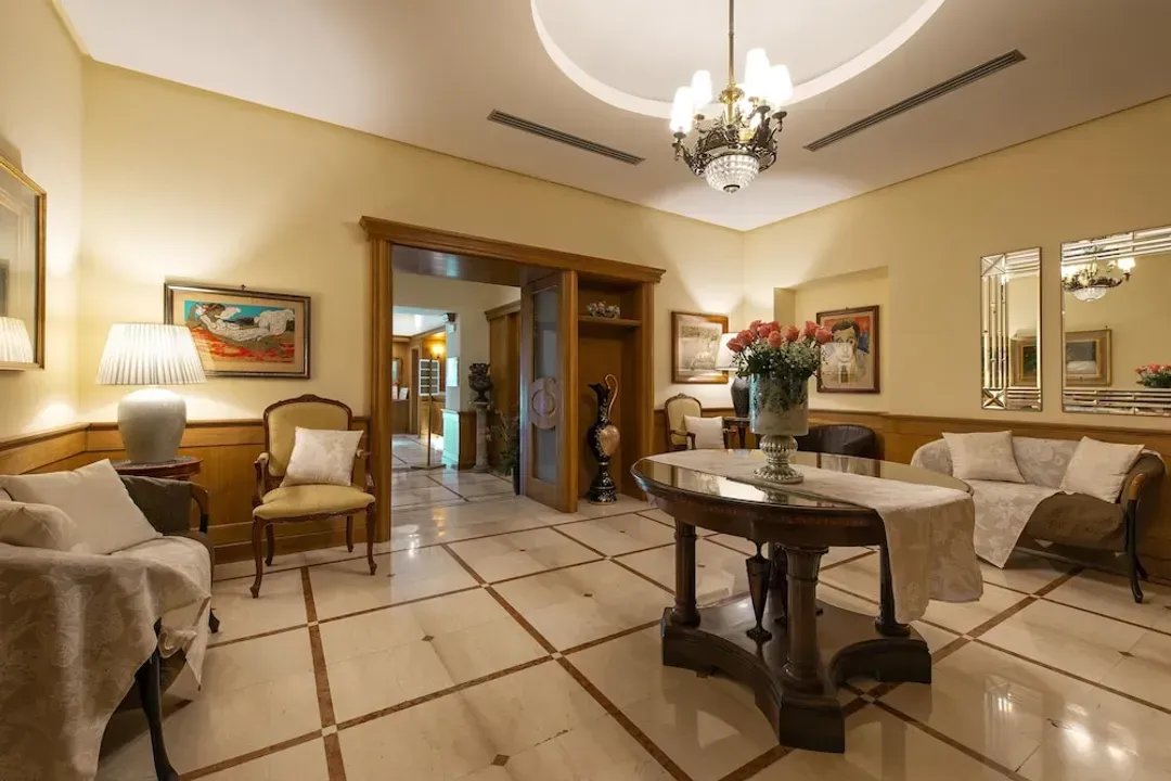 Lobby sitting area
