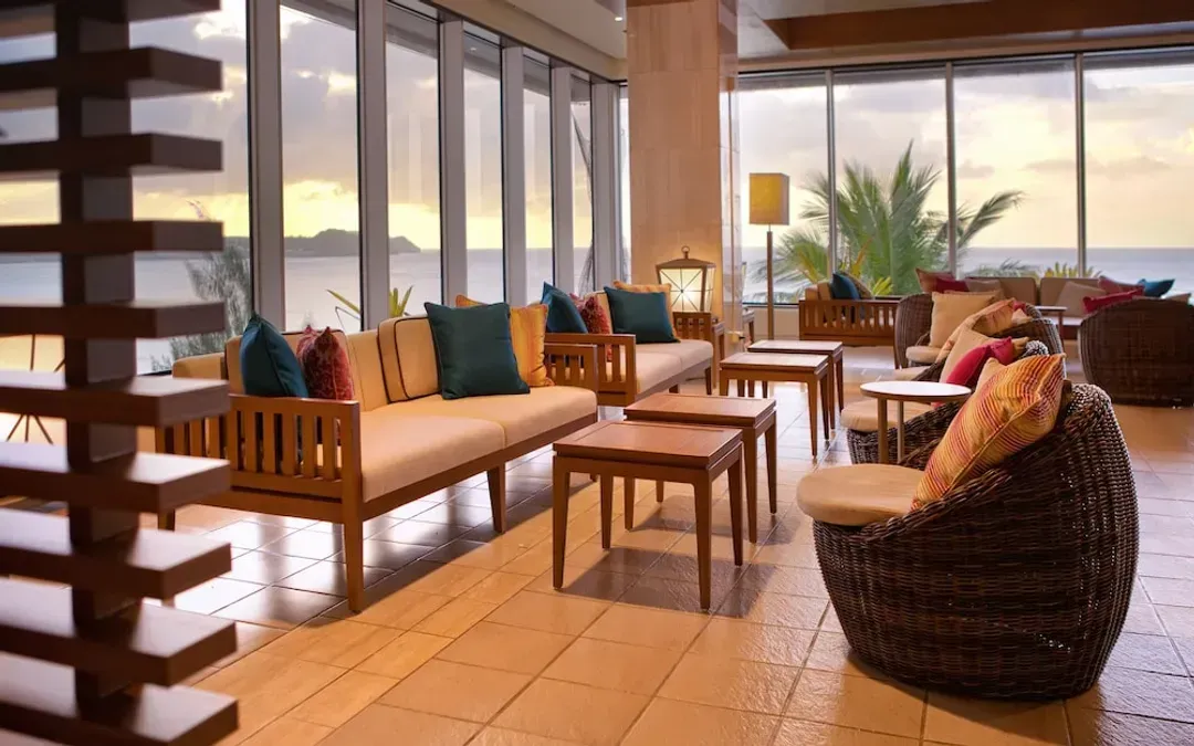 Lobby sitting area