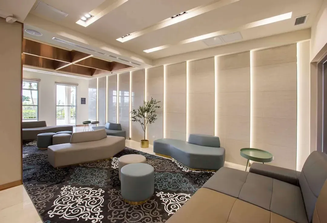 Lobby sitting area