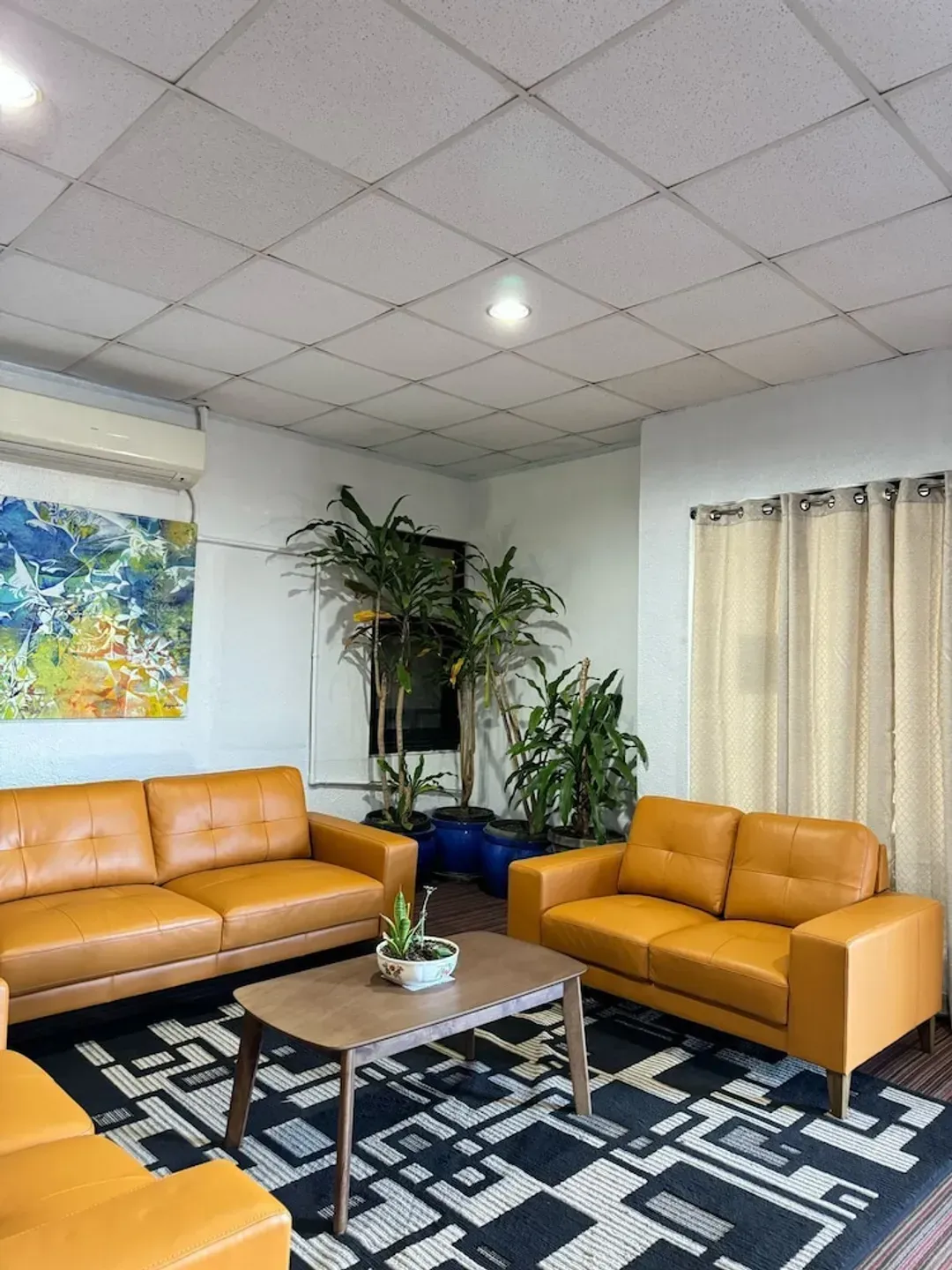 Lobby sitting area