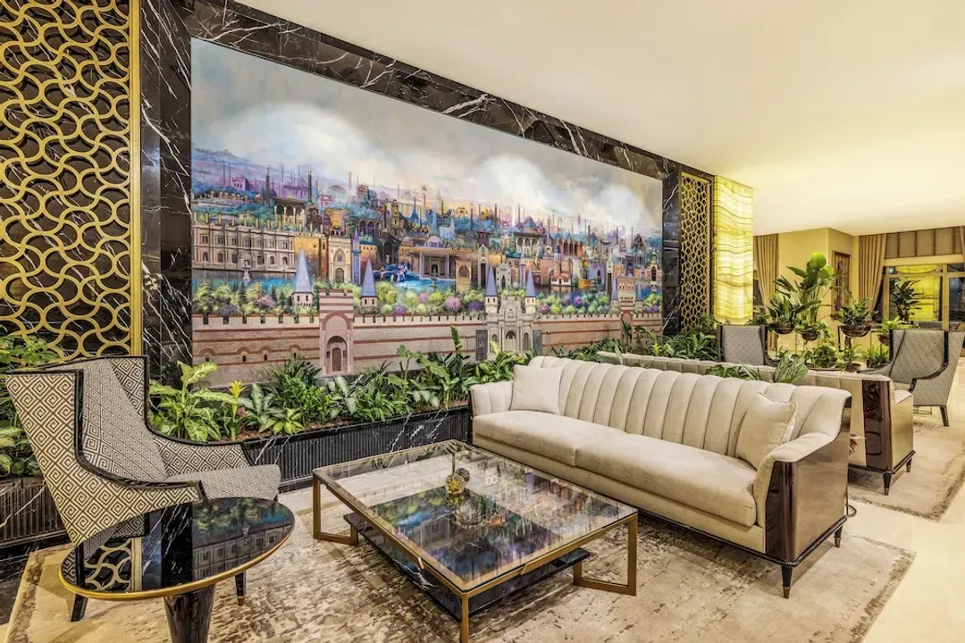 Lobby sitting area