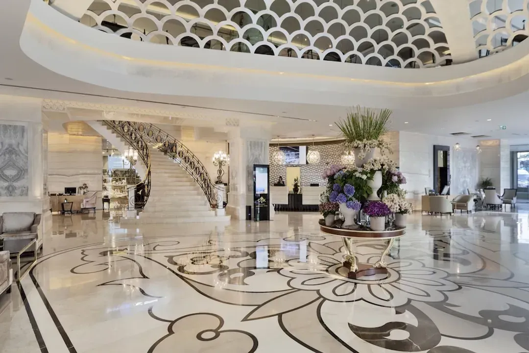 Interior entrance