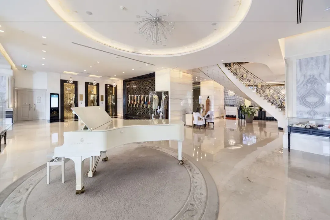 Interior entrance
