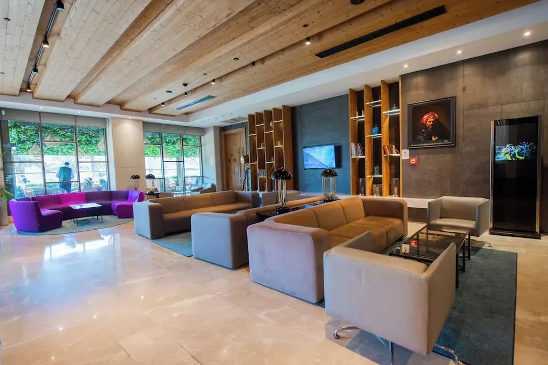 Lobby sitting area