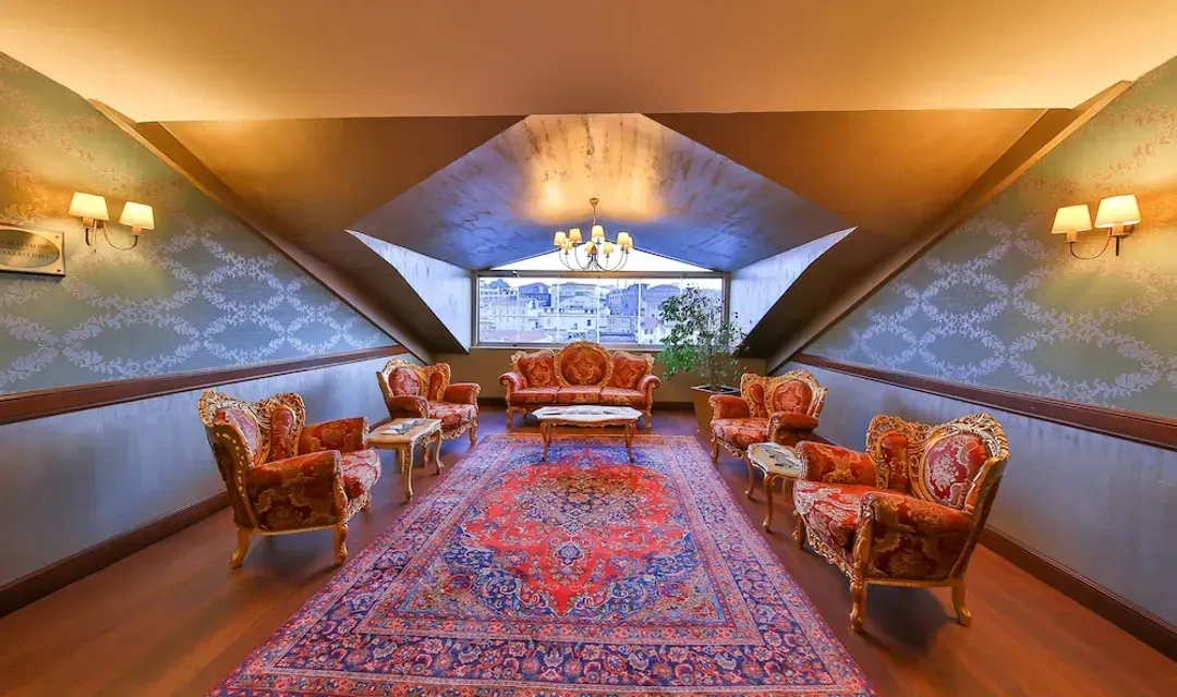 Lobby sitting area