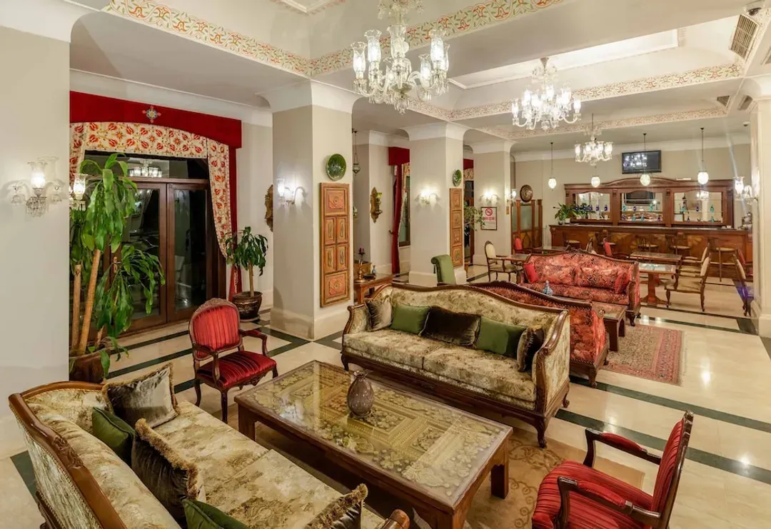 Lobby sitting area