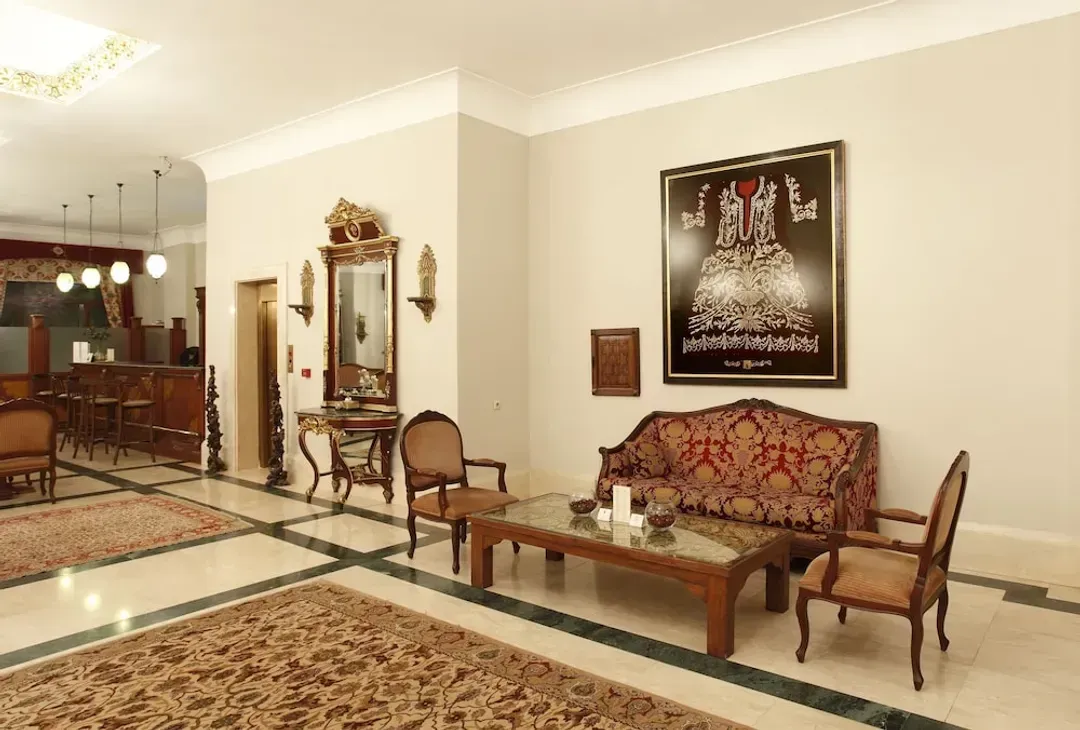 Lobby sitting area