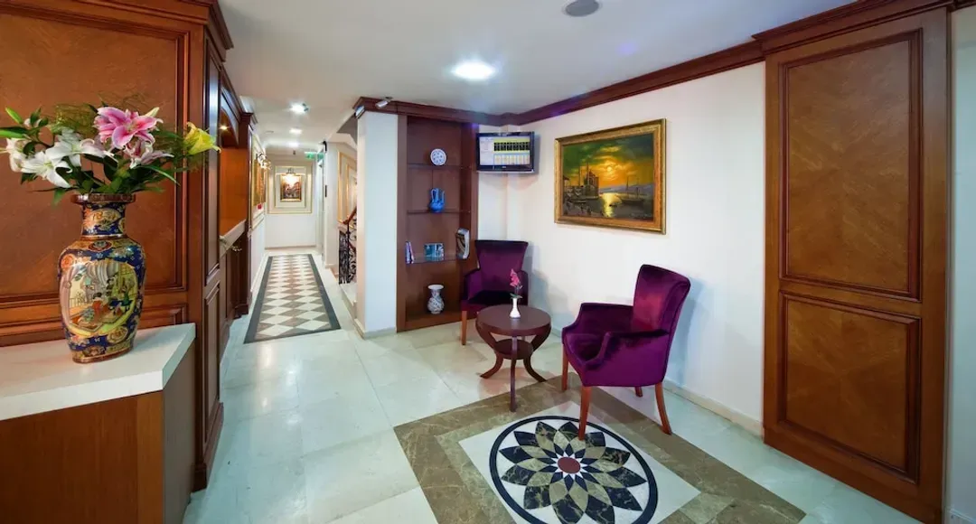 Lobby sitting area