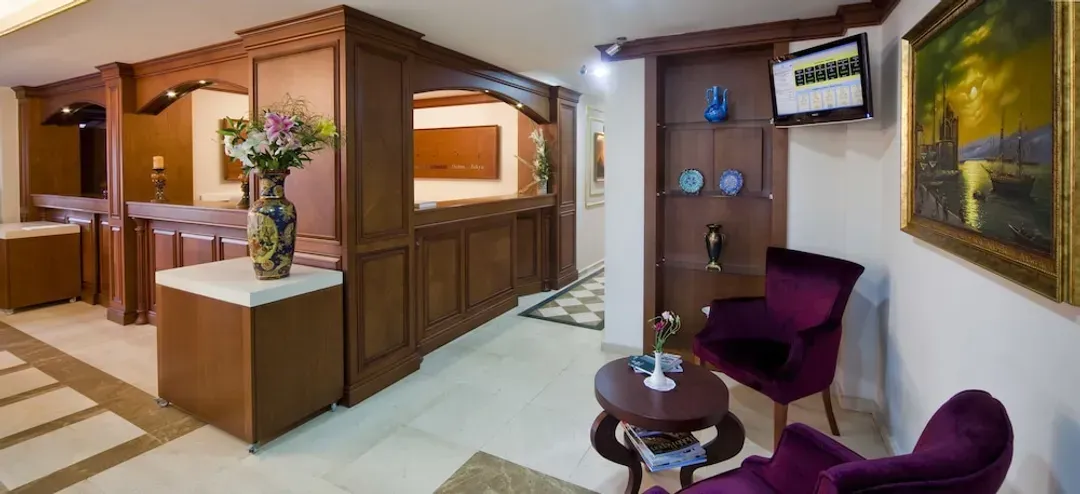 Lobby sitting area