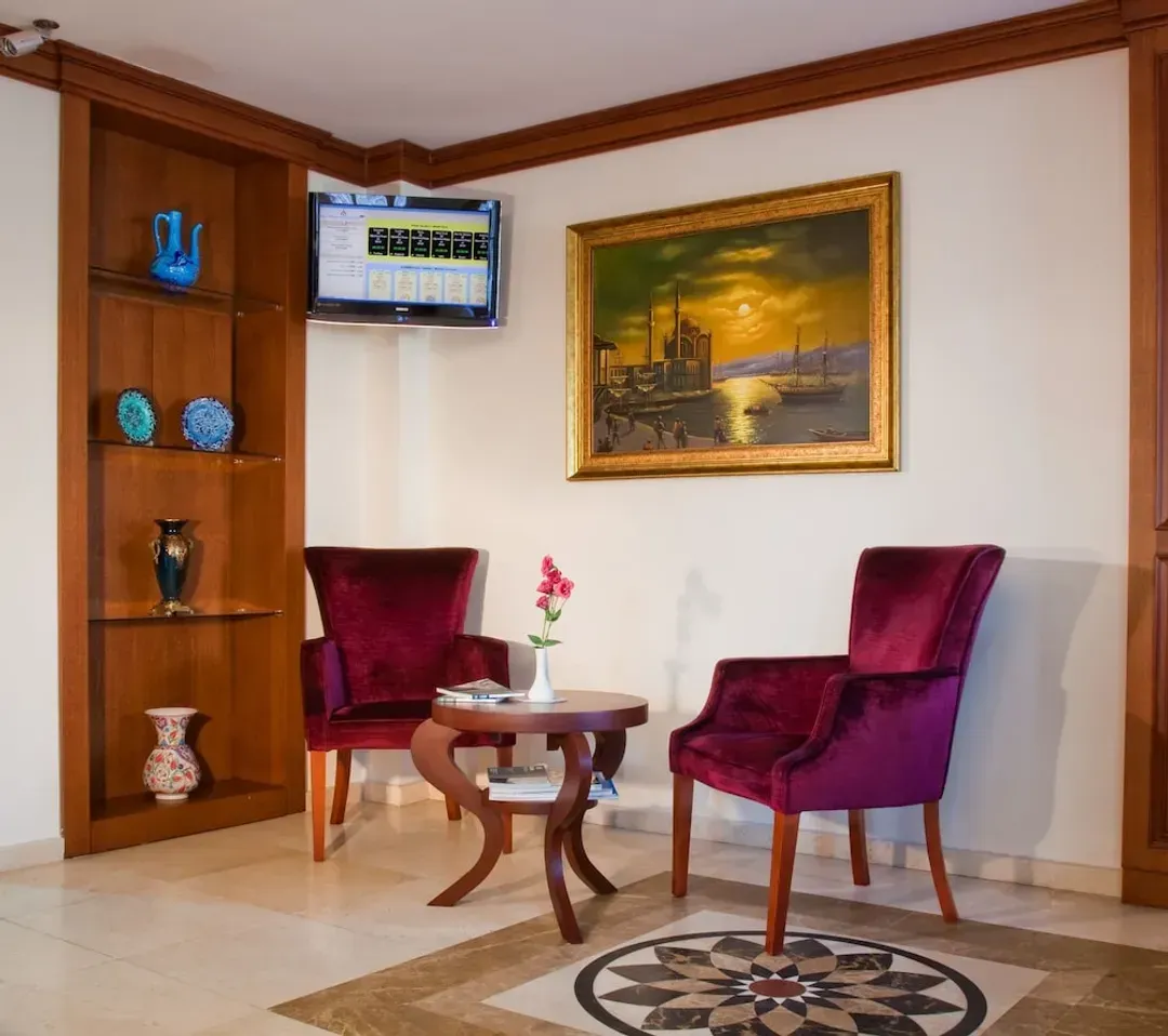 Lobby sitting area
