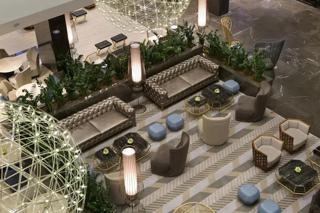 Lobby sitting area