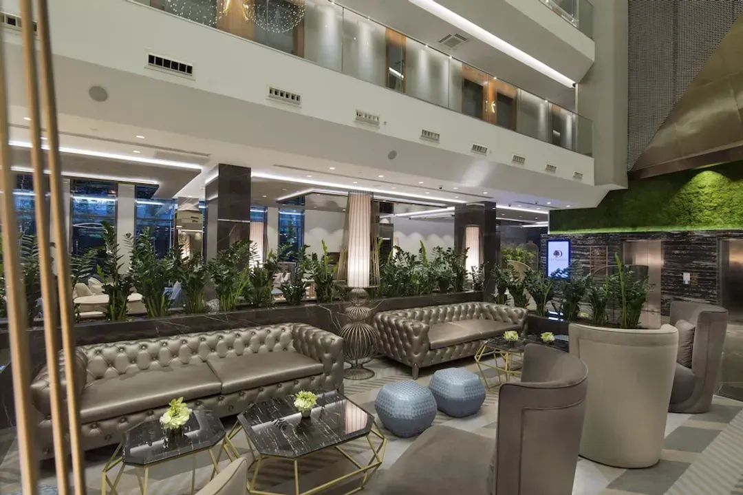 Lobby sitting area
