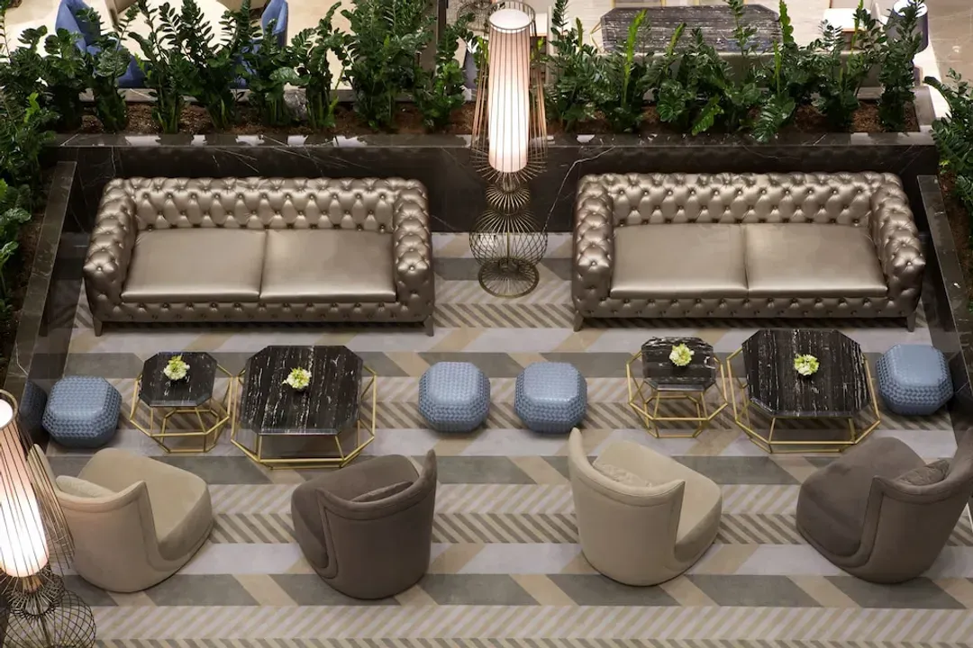 Lobby sitting area