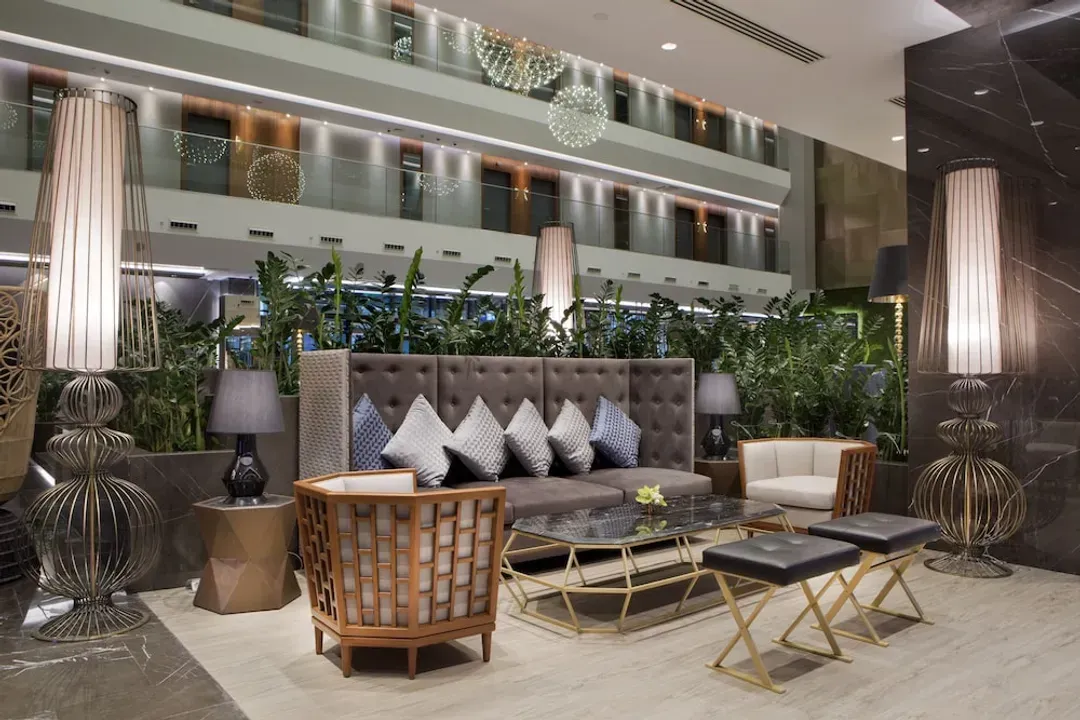 Lobby sitting area