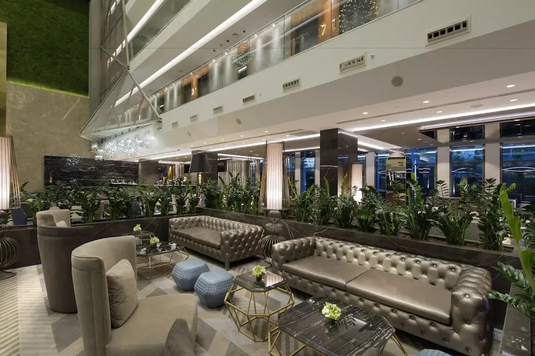 Lobby sitting area
