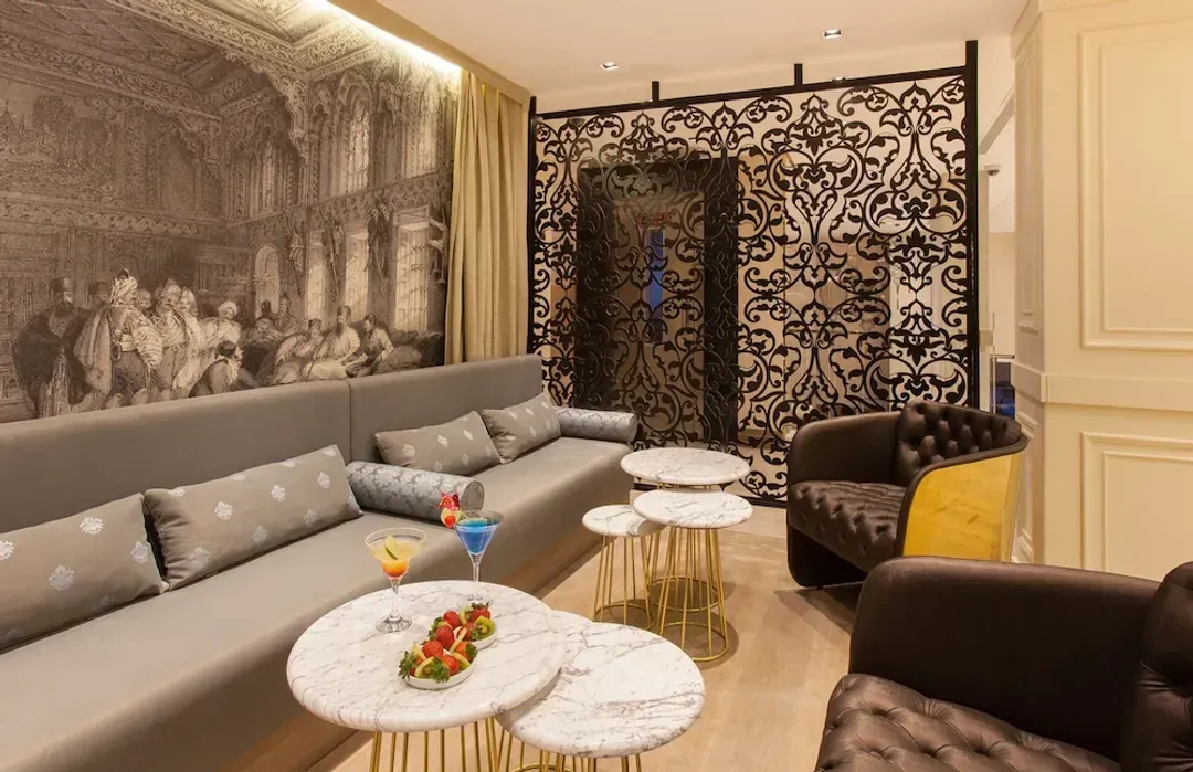 Lobby sitting area