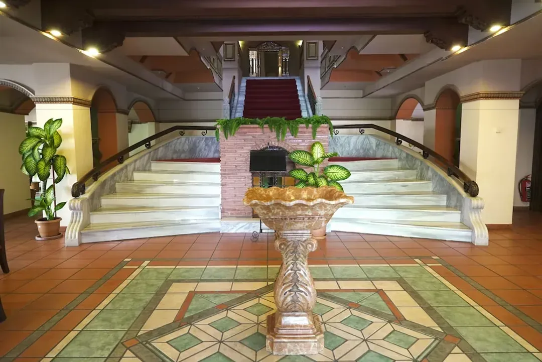 Interior entrance