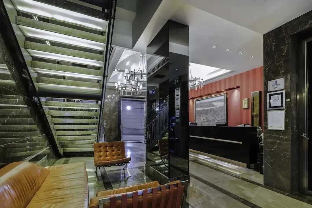 Lobby sitting area