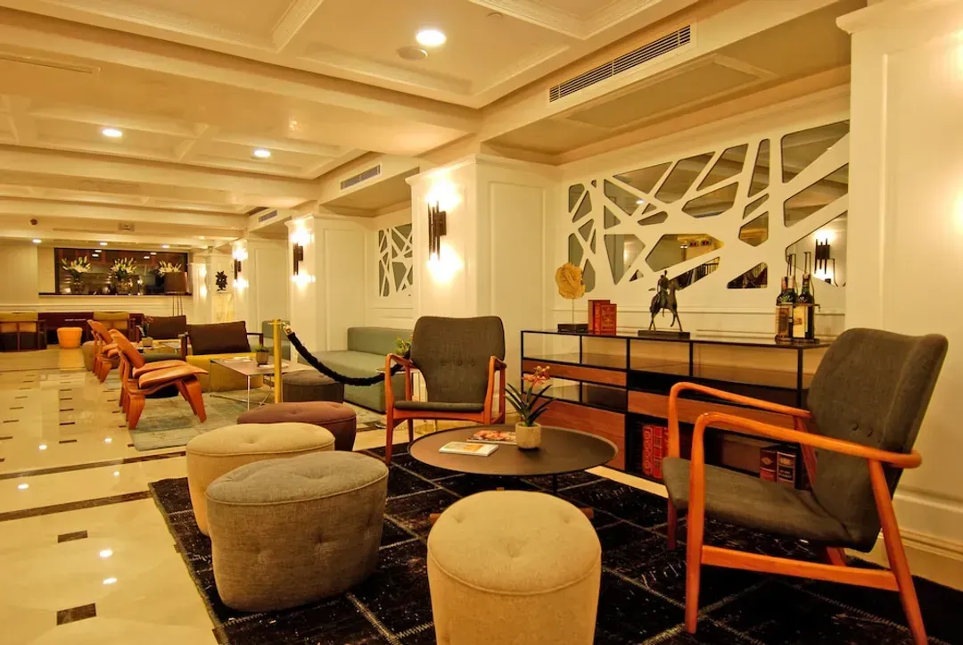 Lobby sitting area