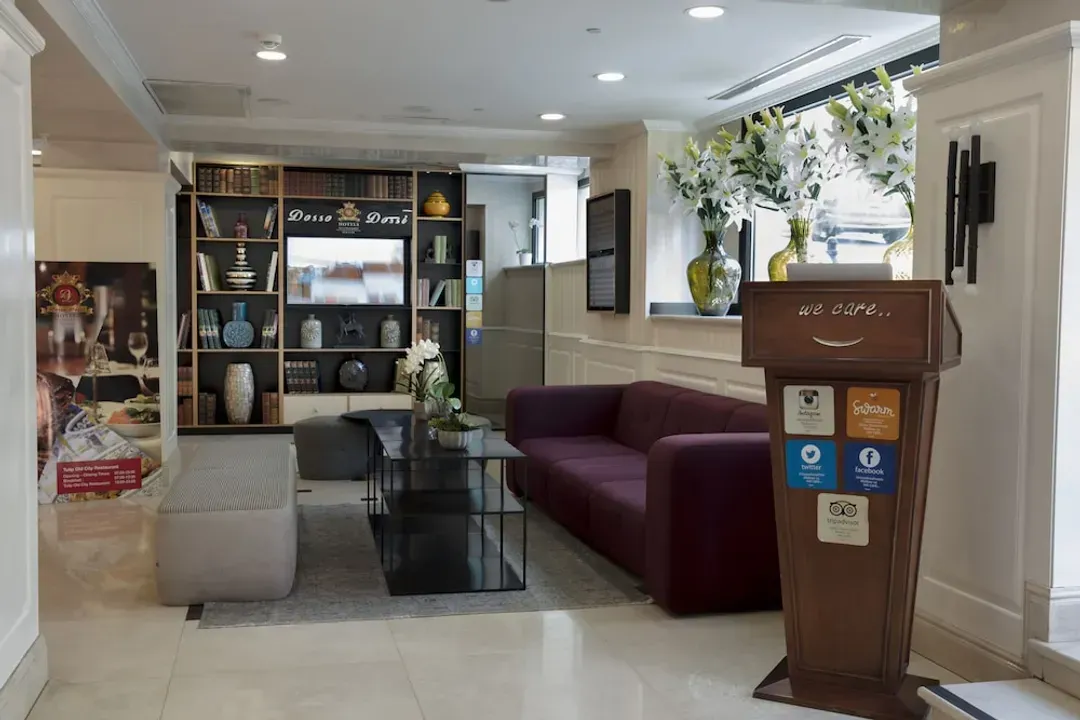 Lobby sitting area