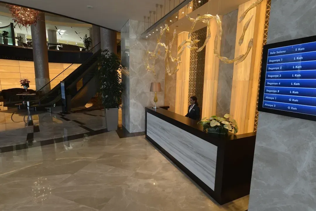 Lobby sitting area
