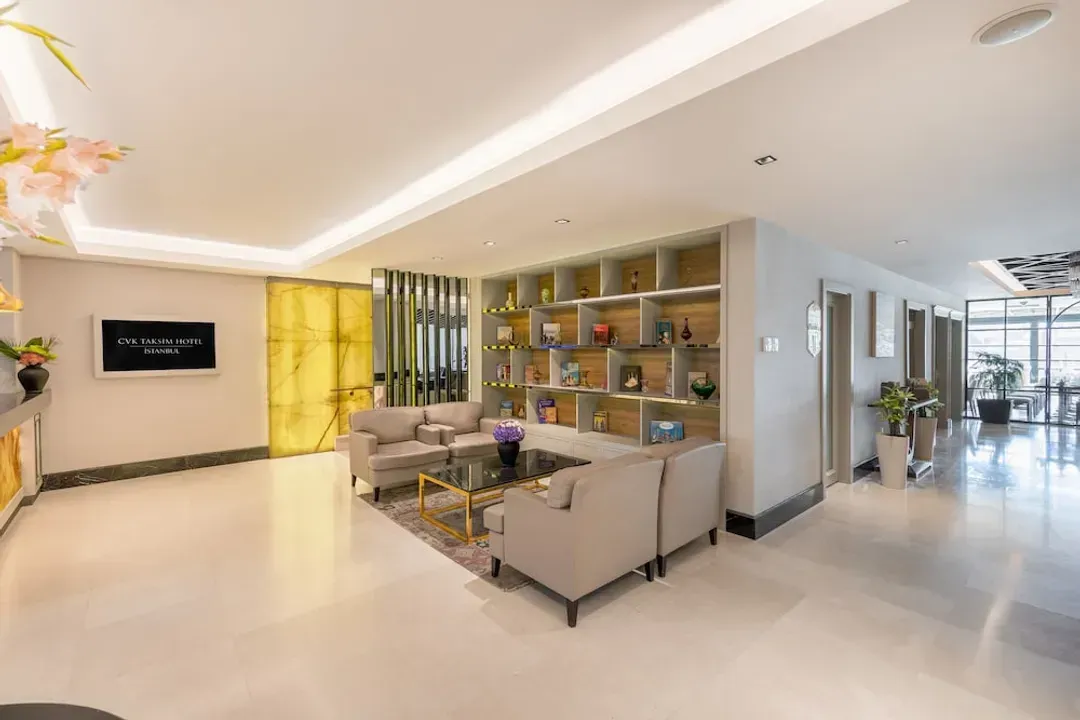 Lobby sitting area