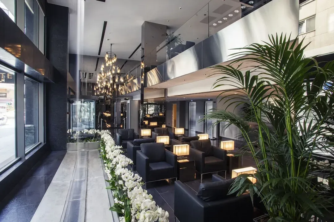 Lobby sitting area