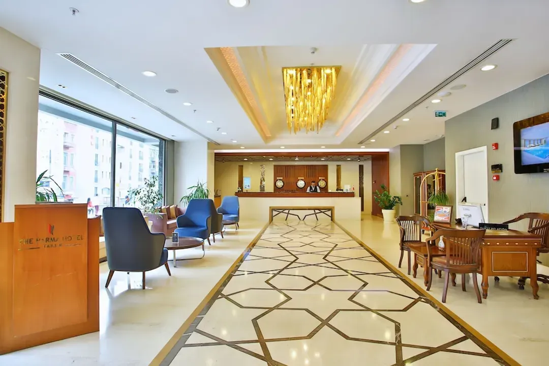 Lobby sitting area