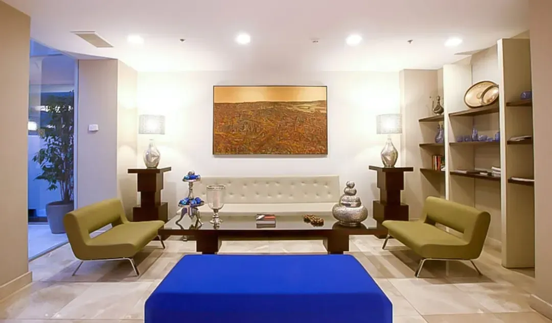 Lobby sitting area