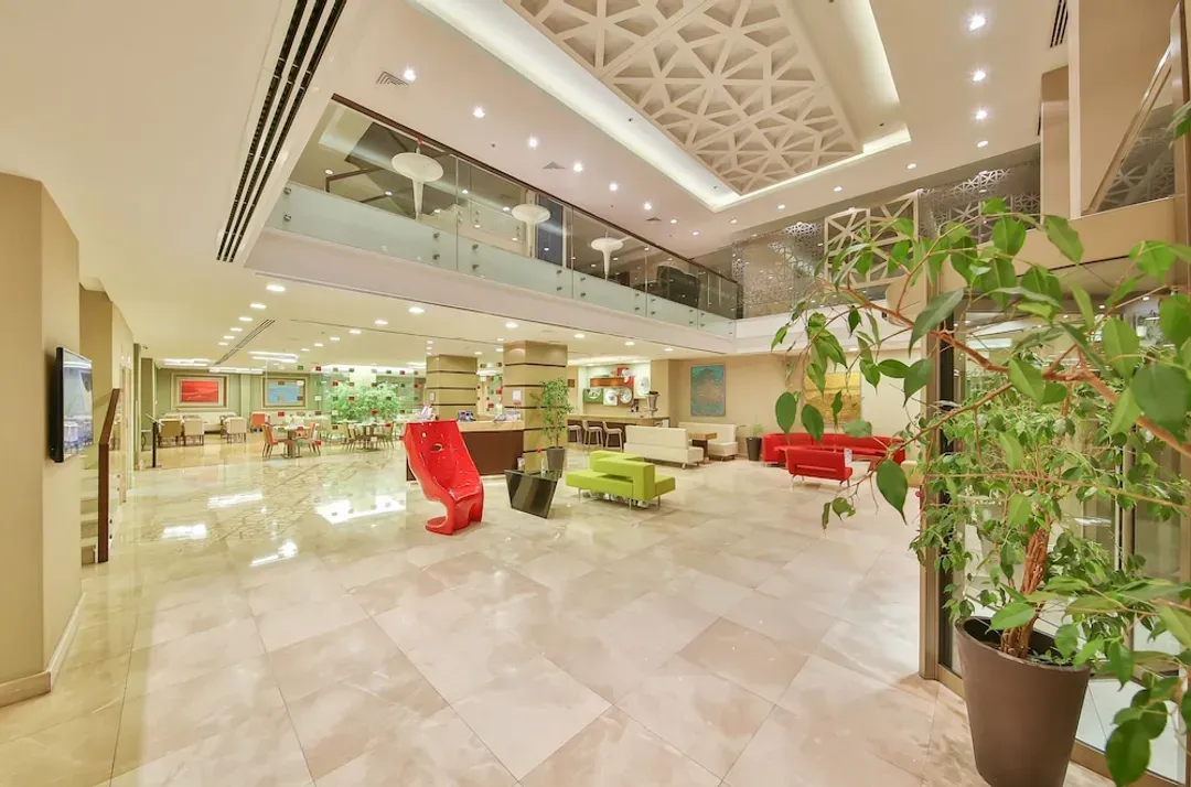 Lobby sitting area