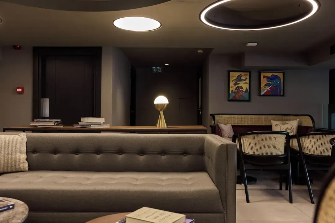 Lobby sitting area