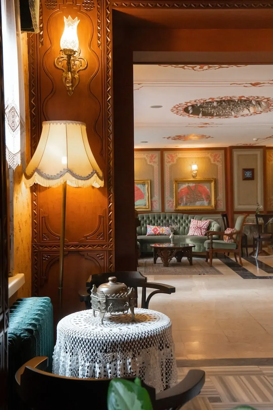 Lobby sitting area