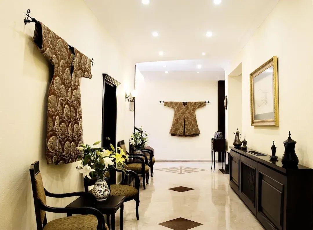 Lobby sitting area