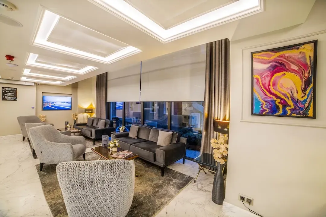 Lobby sitting area