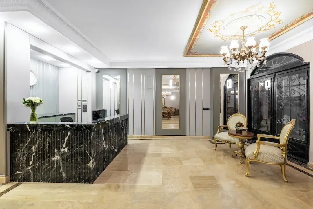 Interior entrance