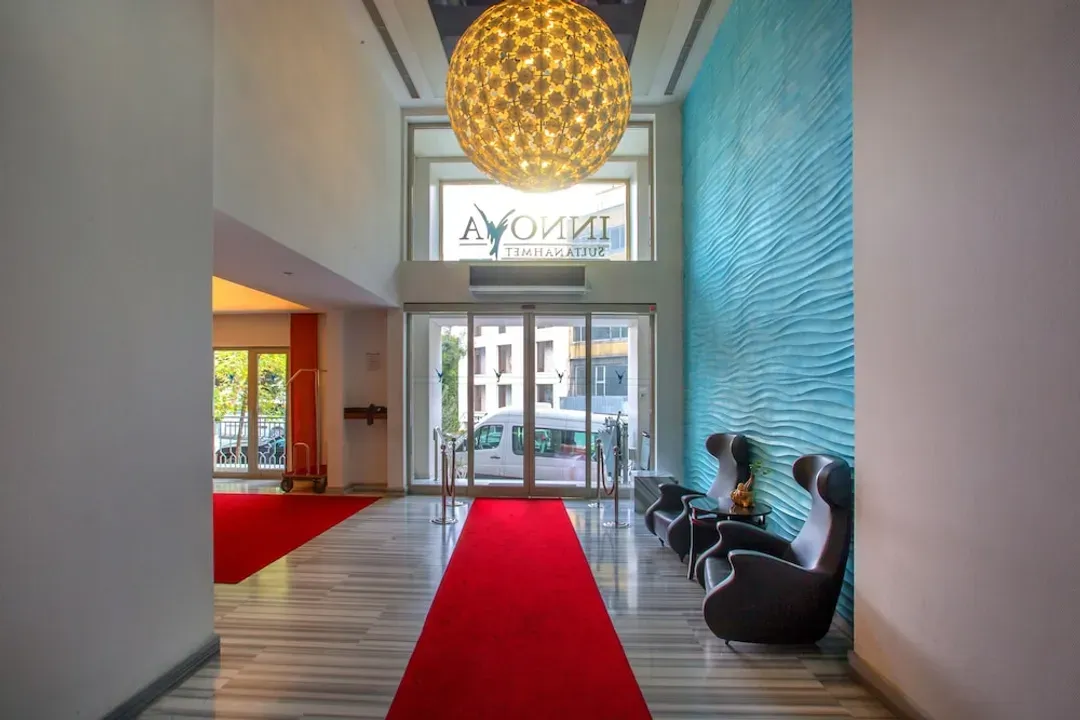 Interior entrance