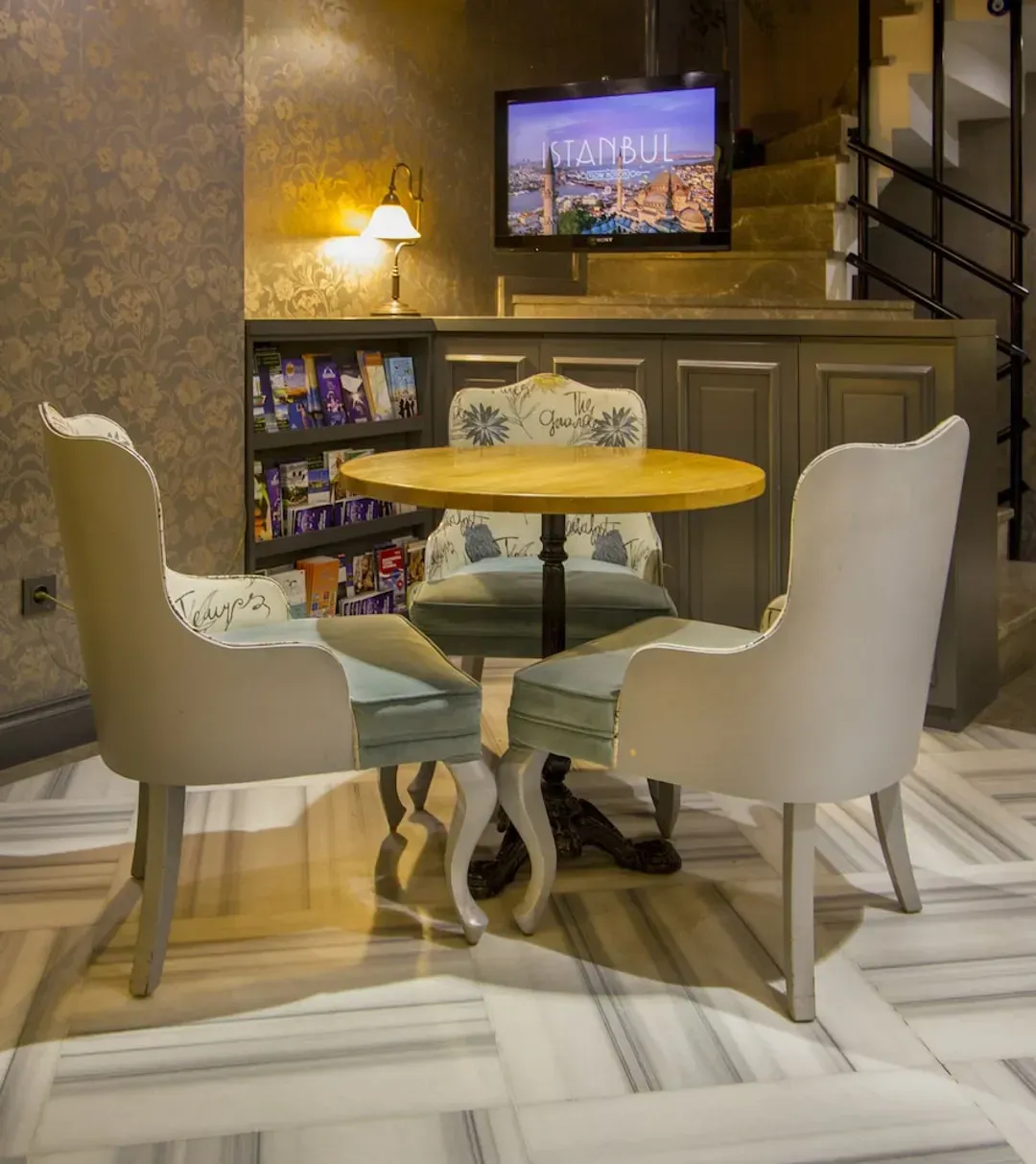 Lobby sitting area