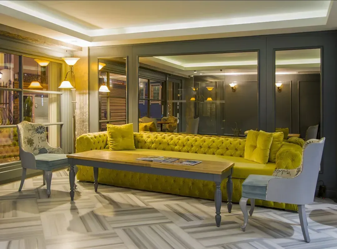Lobby sitting area