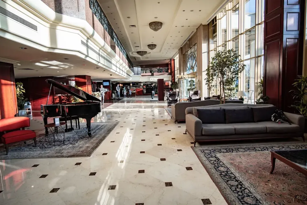 Lobby sitting area