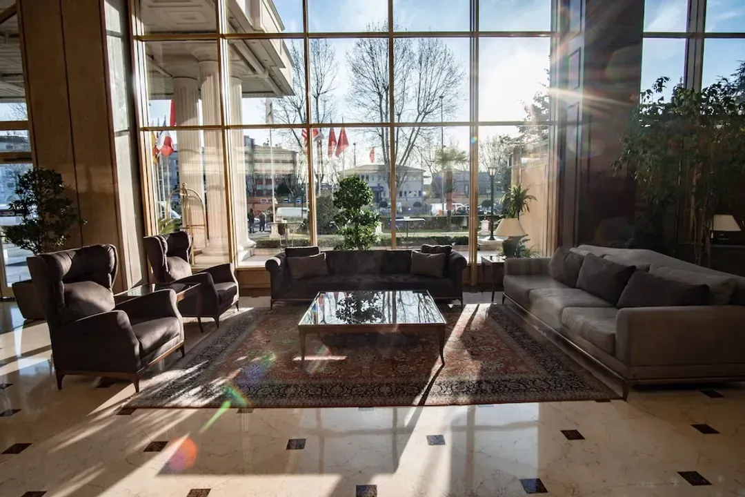 Lobby sitting area