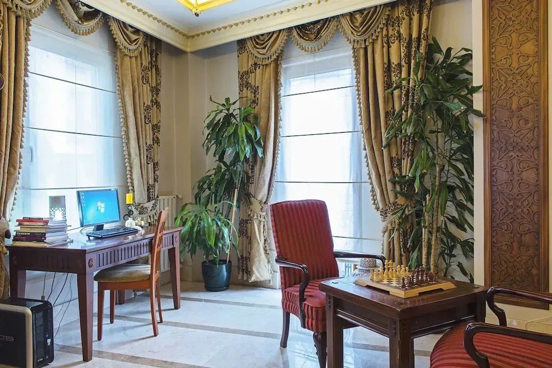 Lobby sitting area